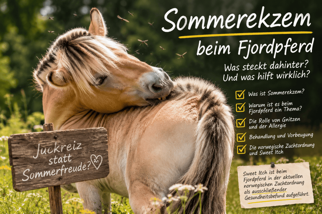 Sommerekzem beim Fjordpferd – warum es sogar in der norwegischen Zucht eine Rolle&nbsp;spielt